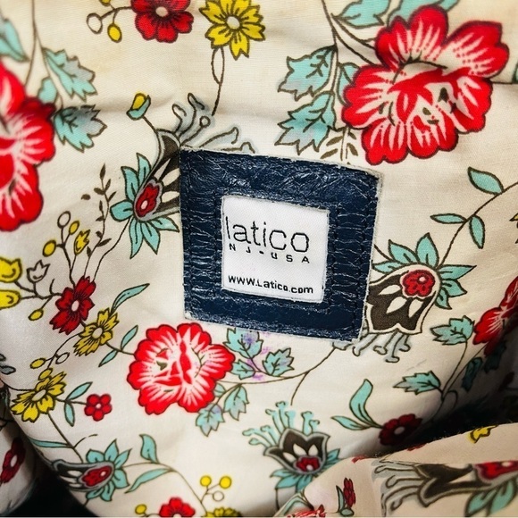 LATICO Dark Gray Soft Leather Nora Tote Bag - Picture 8 of 13